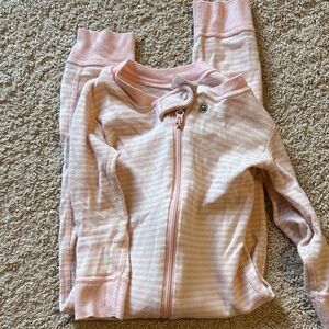 Hanna Andersson Pink Striped Kids Pajamas